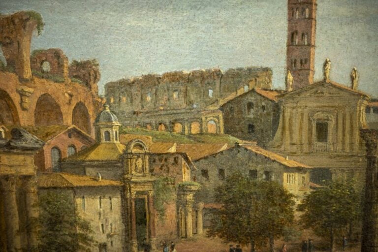 Giovanni Paolo PANINI (Piacenza 1691 - Rome 1765) - Vue du Forum romain prise d…