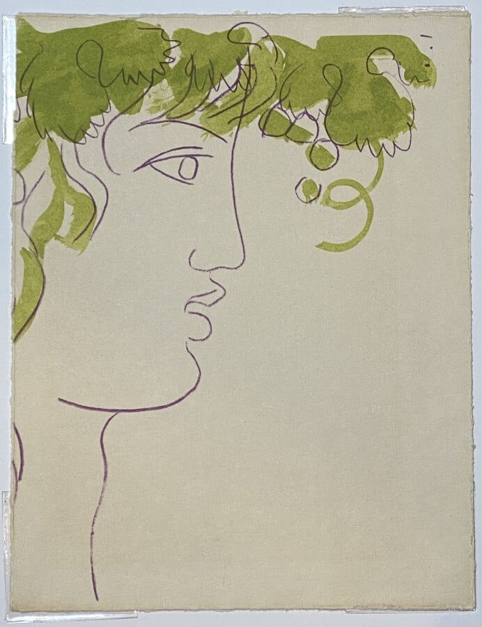 Graham SUTHERLAND - Composition pour XXème Siècle, 1972 - Lithographie en coule…