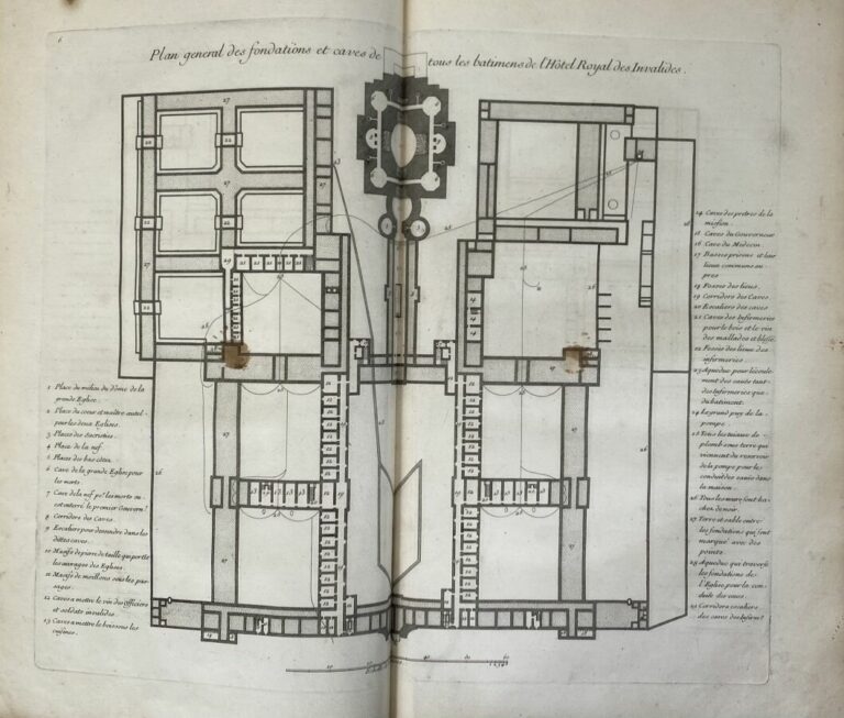 Granet - Histoire de l'hôtel royal des Invalides P., Desprez, 1736. - In-folio,…