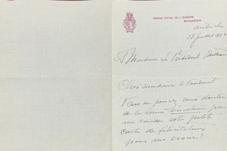 Guilbert, Yvette L.a.s. - Lettre à Alexandre Millerand.