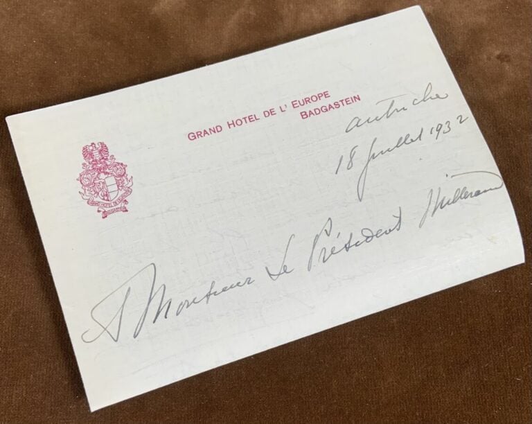 Guilbert, Yvette L.a.s. - Lettre à Alexandre Millerand.