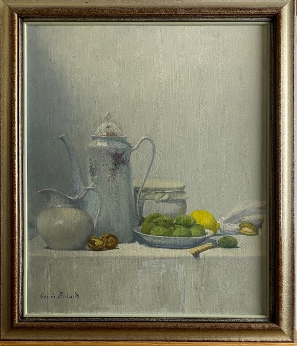 Henri BREARD (1873-c.1939) - Nature morte à la cafetière - Huile sur toile - Si…