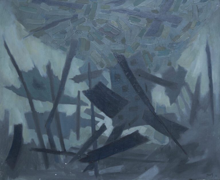 Henri GOETZ (1909-1989) - Composition - Huile sur toile - Signée en bas à droit…