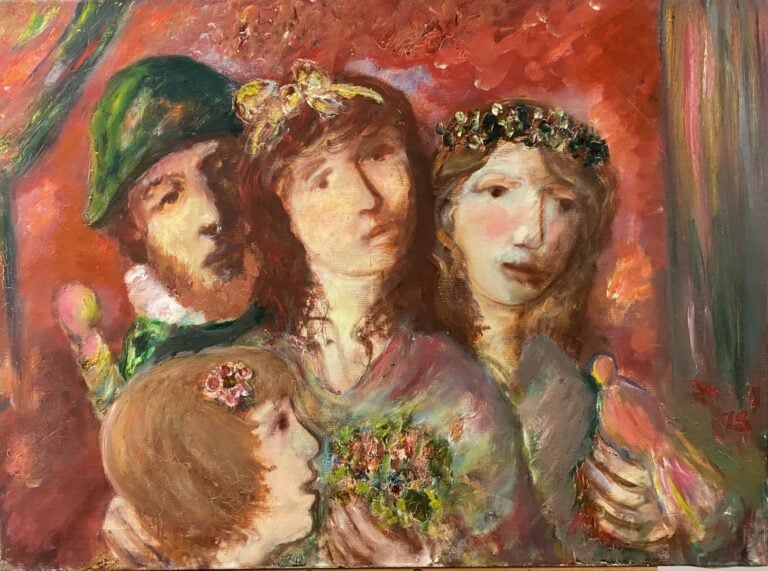 Henriette Alice BARÉTY (1934-2017) (attribué à) - Ecole de Nice - Scène de théâ…