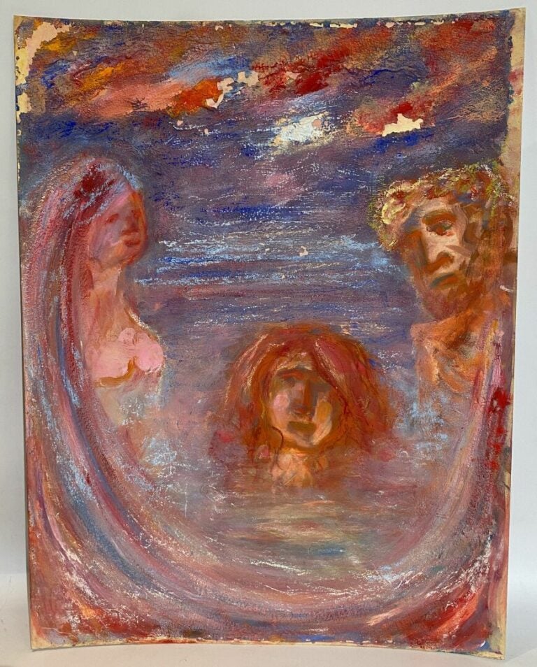 Henriette Alice BARÉTY (1934-2017) - Ecole de Nice - Ensemble de quatre huiles…