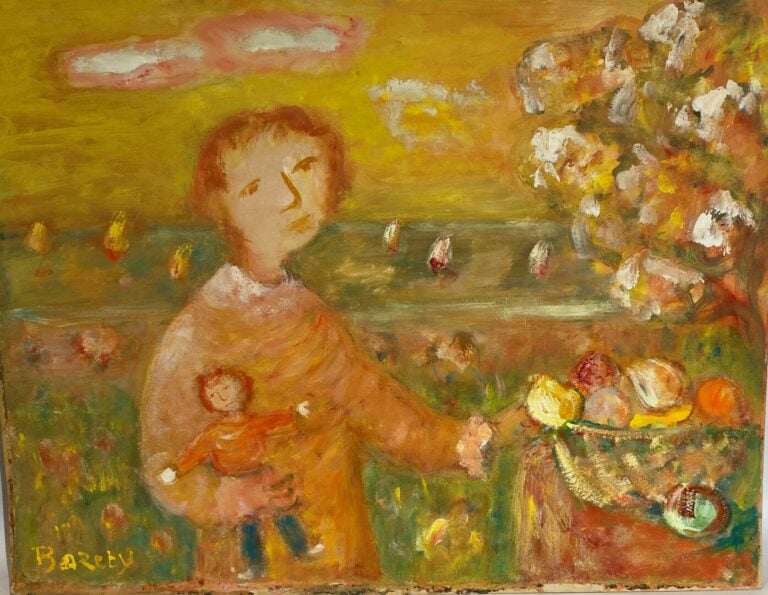 Henriette Alice BARÉTY (1934-2017) - Ecole de Nice - Ensemble de quatre huiles…