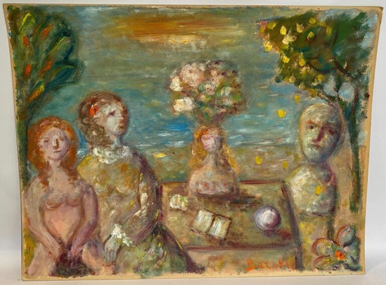 Henriette Alice BARÉTY (1934-2017) - Ecole de Nice - Ensemble de trois huiles s…