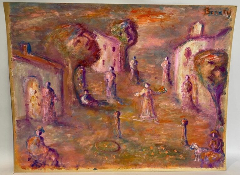 Henriette Alice BARÉTY (1934-2017) - Ecole de Nice - Ensemble de trois huiles s…