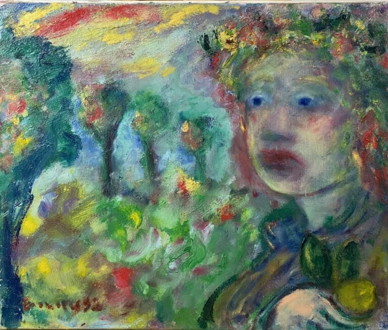 Henriette Alice BARÉTY (1934-2017) - Ecole de Nice - Personnage à la couronne d…
