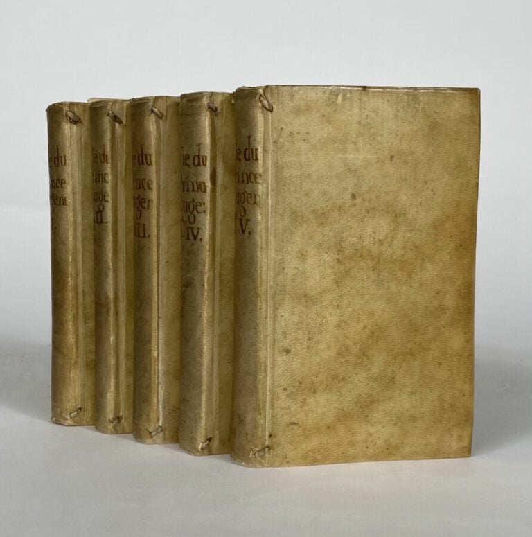 Histoire du Prince F.Eugène de Savoie - Amst.d'Arkstee,1740 - 5 vol in-12 pl vé…