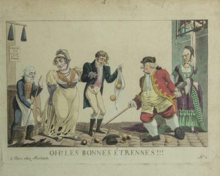 Important ensemble de gravures dont : - - Gravures de mode, - - Gravure en noir…