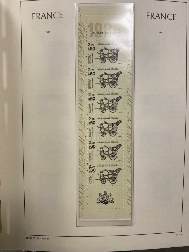 Important ensemble de timbres sur la France et Monaco répartis dans quatre clas…