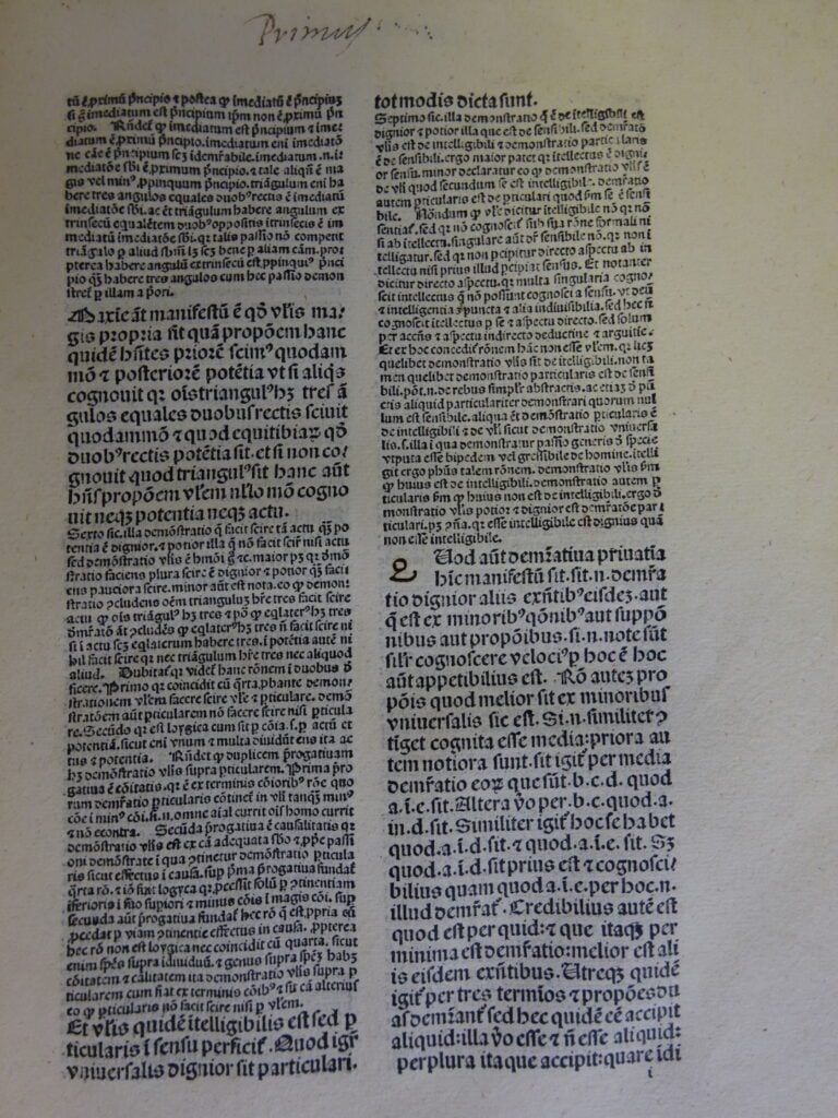 INCUNABLE de 1486 - Paulus VENETUM [Paul de Venise] - Clarissimi artium et sacr…