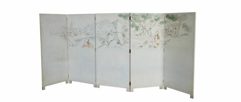 Jacques DESPIERRE (1912-1995) - Ecran formant paravent à cinq feuilles - Huile…
