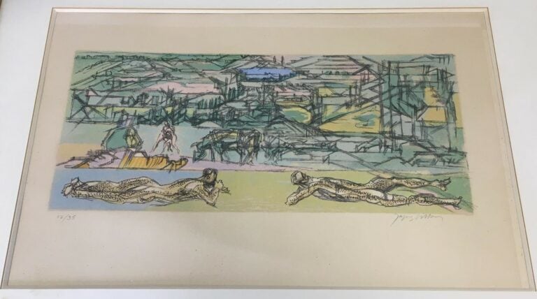 Jacques VILLON (1875-1963). - Les Bucoliques - Deux lithographies sur papier, n…