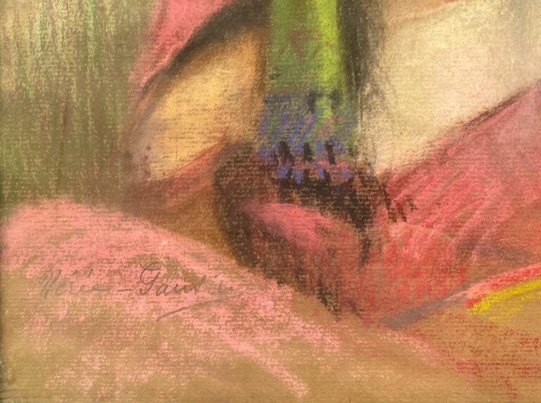 Jane NEREE-GAUTIER (1877-1948) - Portrait de femme - Pastel sur papier, signé e…