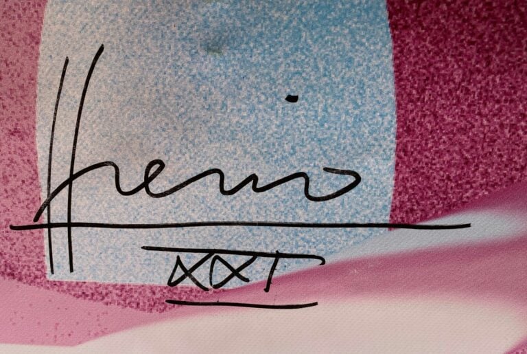 Jean-Antoine HIERRO (1960) - Blue Kei, 2010 - Tirage numérique sur bâche et pei…
