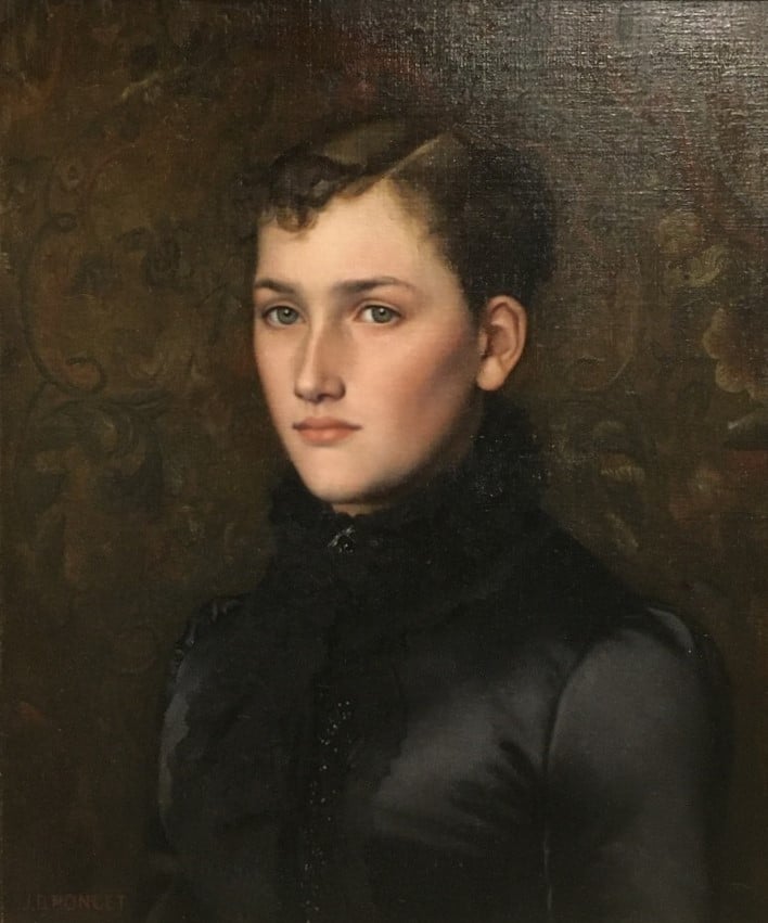 Jean-Baptiste PONCET (1827-1901). - Portrait de Georges Vicaire et de son épous…