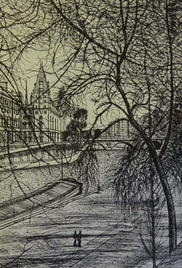 Jean CARZOU (1907-2000). - Paris sur Seine - Exemplaire sur Grand Vélin Royal d…