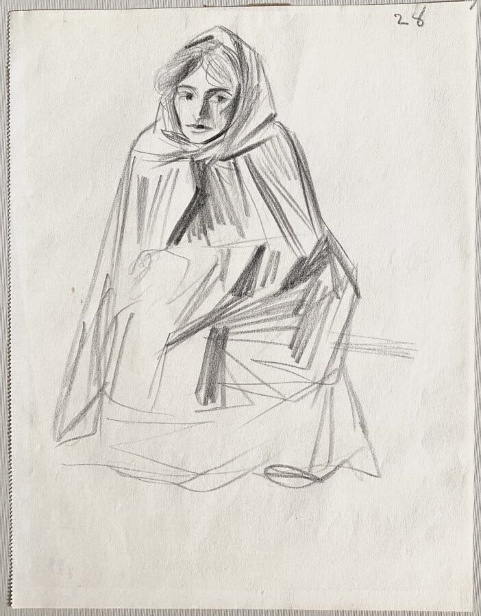 Jean-Louis FORAIN (1852-1931) - Nus - Ensemble de 4 sanguines sur papier, 2 ave…