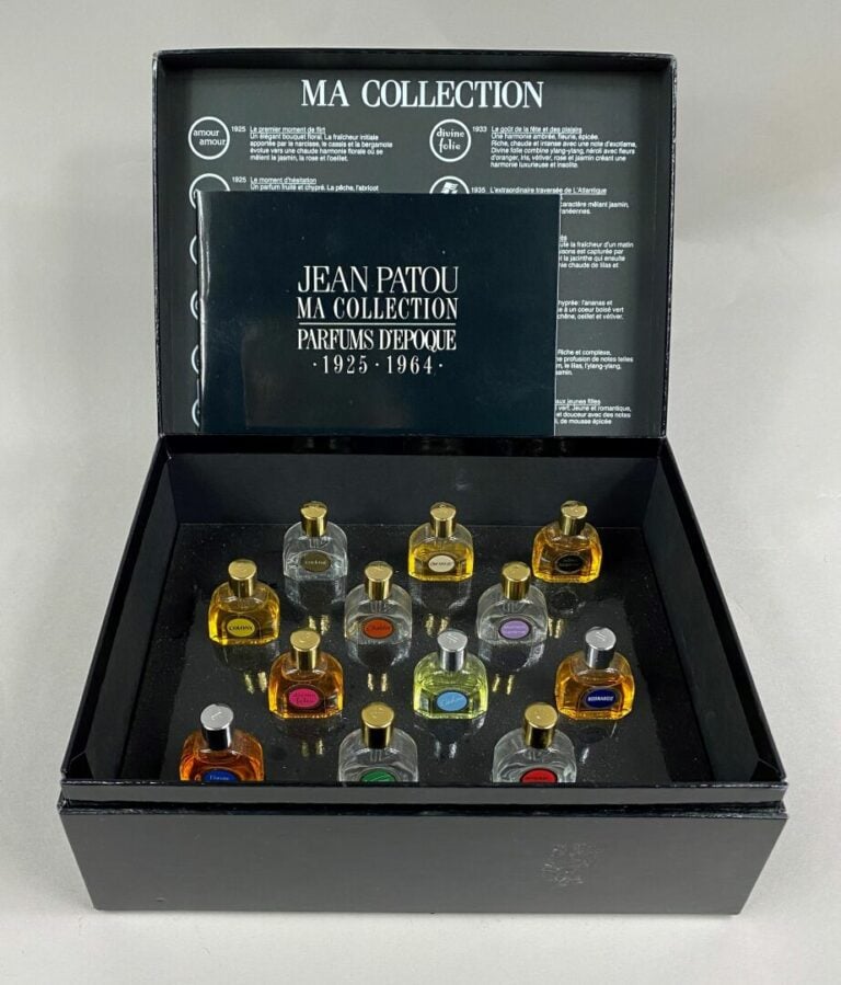 Jean PATOU - Ma collection, parfums d'époque 1925-1964 - Ensemble de douze mini…