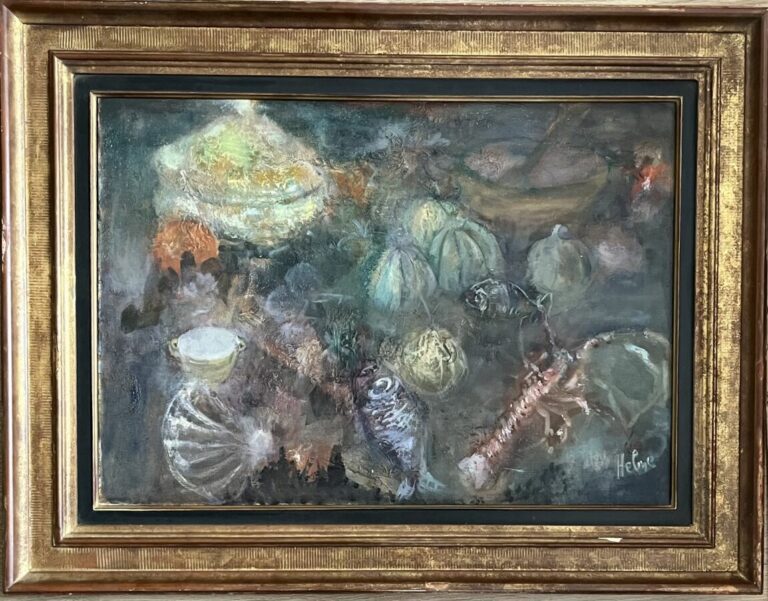 Jean-Paul HELME (1921) - Nature-morte - Huile sur toile, signée en bas à droite…