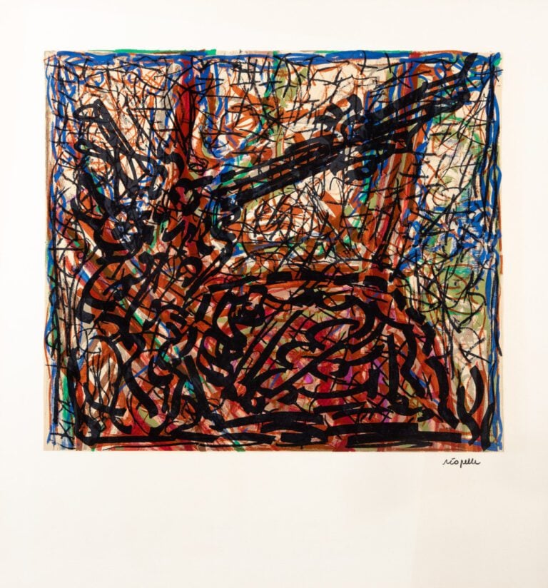Jean-Paul RIOPELLE (1923-2002). - Composition abstraite - Lithographie sur papi…