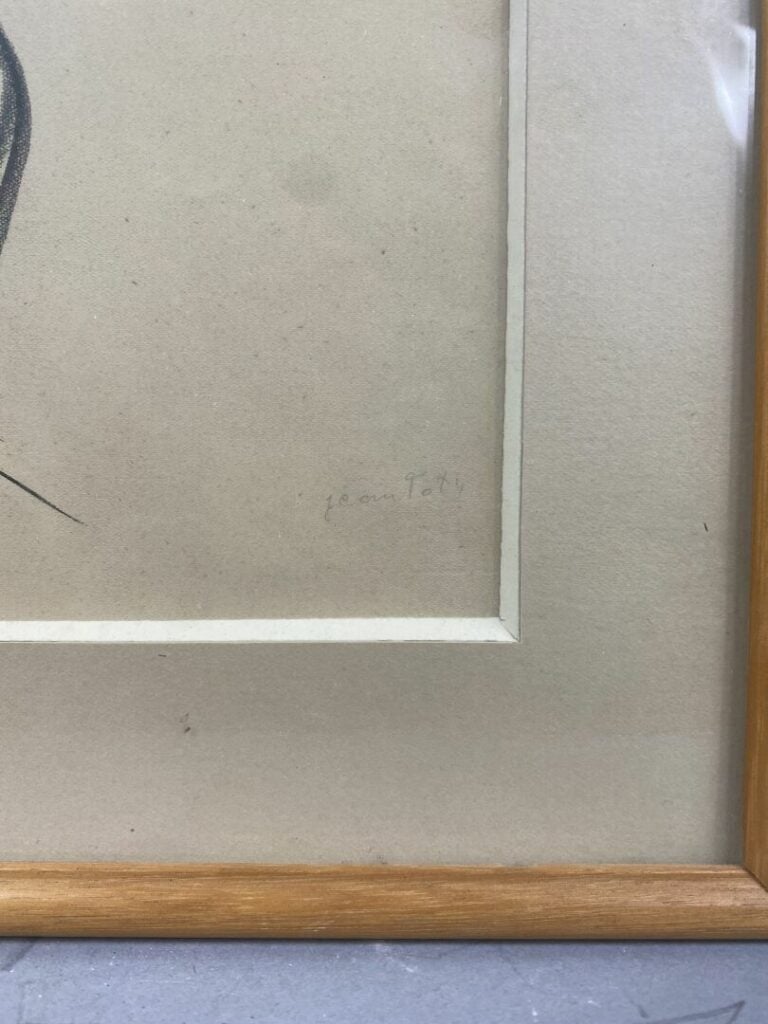Jean TOTH (1931-1997) - Ensemble de sept dessins au fusain sur papier représent…
