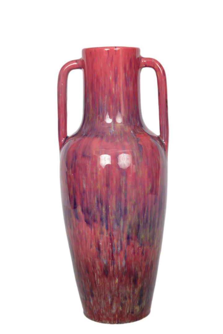 Jérôme MASSIER (1820-1916), Vallauris - Vase de forme amphore, à couverte émail…