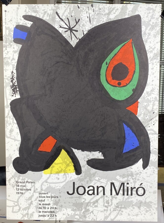 Joan MIRÓ (1893-1983) - Exposition : Miro, au Grand Palais du 18 mai au 13 octo…