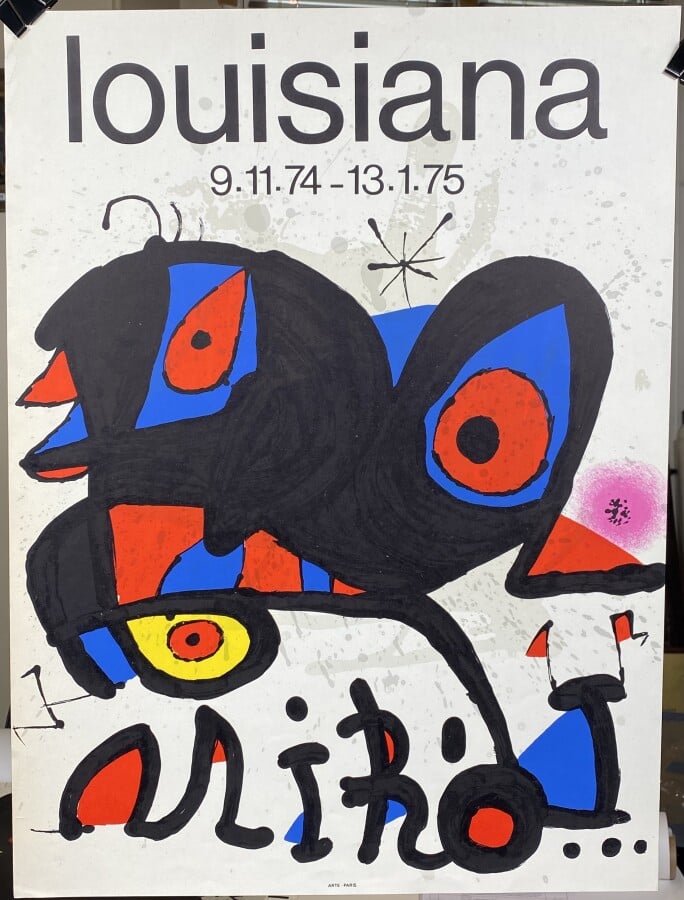 Joan MIRÓ (1893-1983) - Exposition : Miro, au Grand Palais du 18 mai au 13 octo…