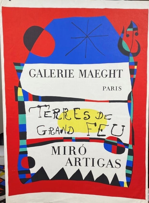 Joan MIRÓ (1893-1983) - Exposition : Terres de grand feu , Miro- Artigas, à la…