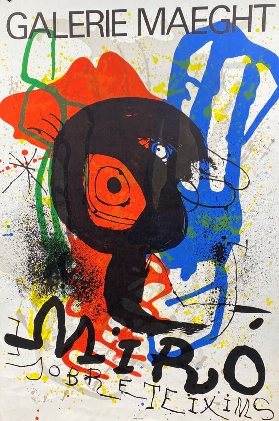 Joan MIRÓ (1893-1983) - Joan Miro - Exposition Miro, Galerie Maeght - 1979 - Af…