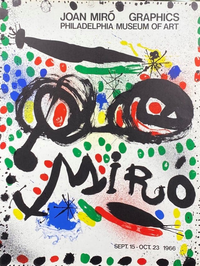 Joan MIRÓ (1893-1983) - Joan Miro Graphics, Philadelphia Museum of Art, 1966 -…
