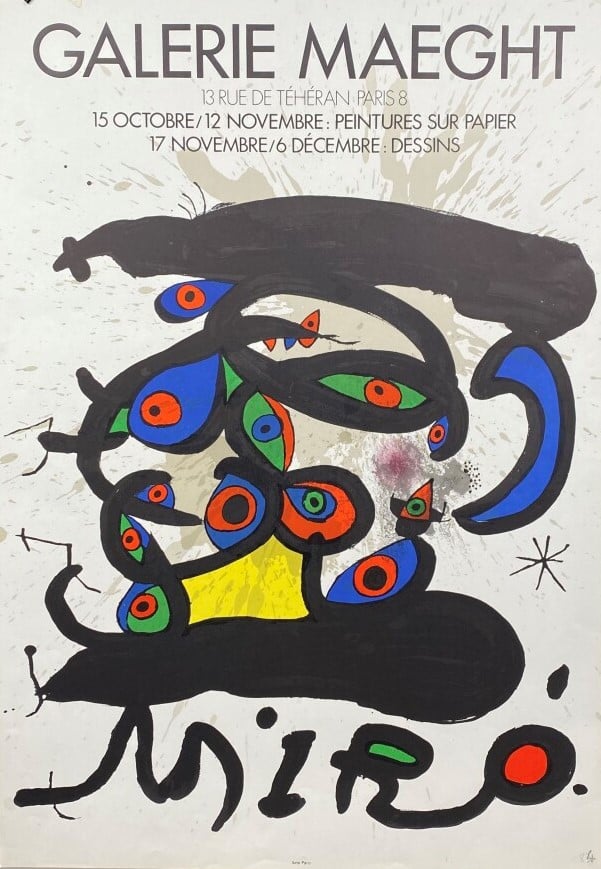 Joan MIRÓ (1893-1983) - Joan Miro Graphics, Philadelphia Museum of Art, 1966 -…