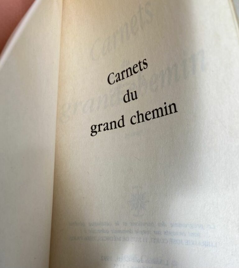 [Julien Gracq:Carnets du grand chemin].Edité à Paris par José Corti en 1992.Bro…