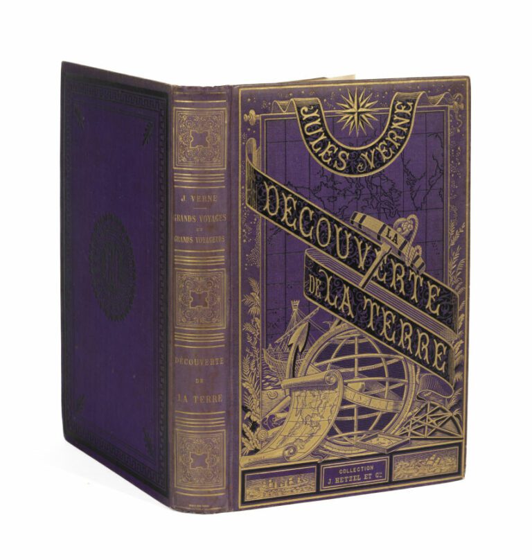 La Découverte de la Terre par Jules Verne. Illustrations de L. Benett et P. Phi…
