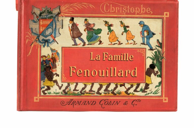 La Famille Fenouillard par Christophe. Paris, Armand Colin & Cie, sd (1893). -…
