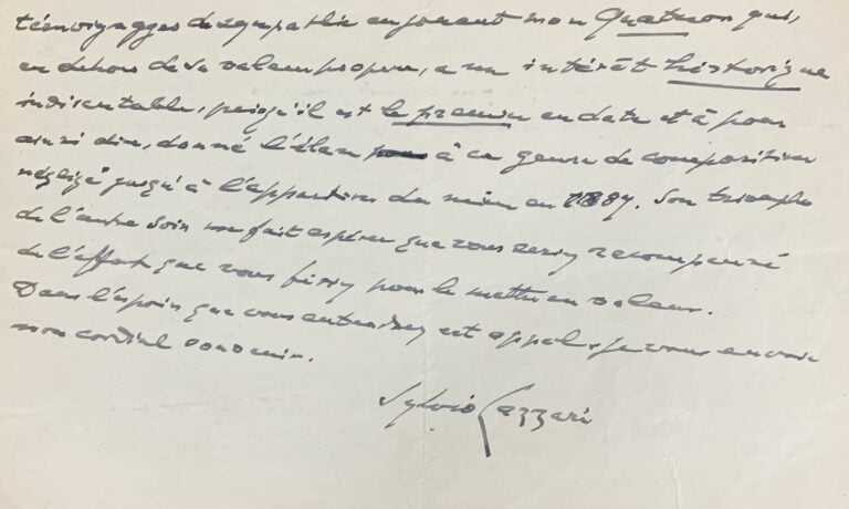 Lazzari, Silvio 5 L.a.s. - 5 lettres dont une postée d'Urrugne. 1939.