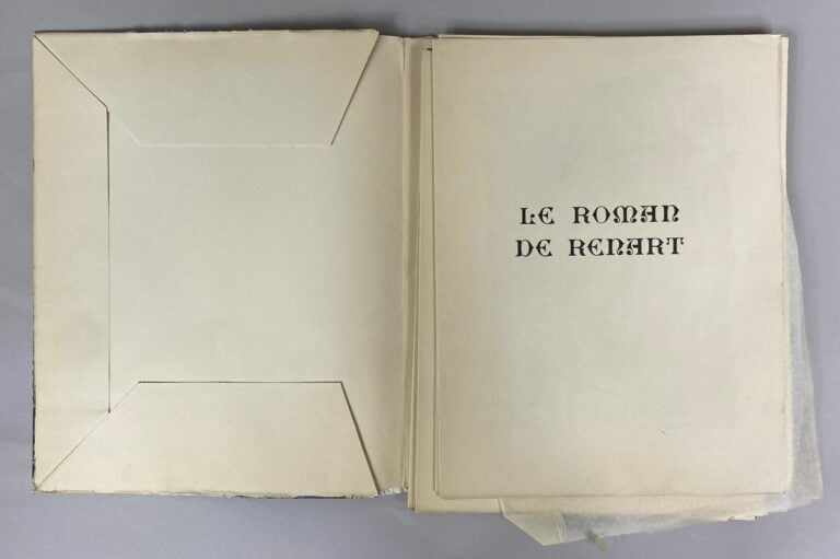 Le roman de Renart - Vingt lithographies originales de Gabriel ARNAUD, préface…