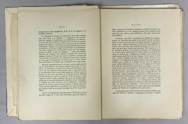 Le roman de Renart - Vingt lithographies originales de Gabriel ARNAUD, préface…