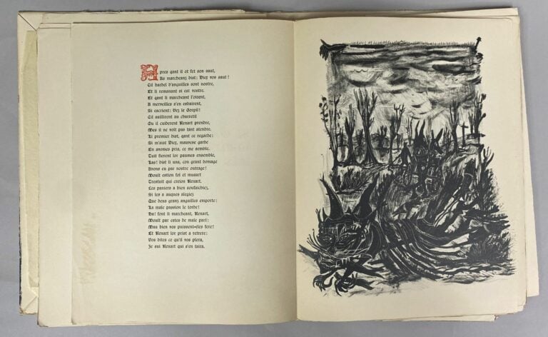 Le roman de Renart - Vingt lithographies originales de Gabriel ARNAUD, préface…