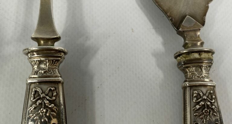 Légumier en argent (925), les prises à décor de rocaille - Sans couvercle - Poi…