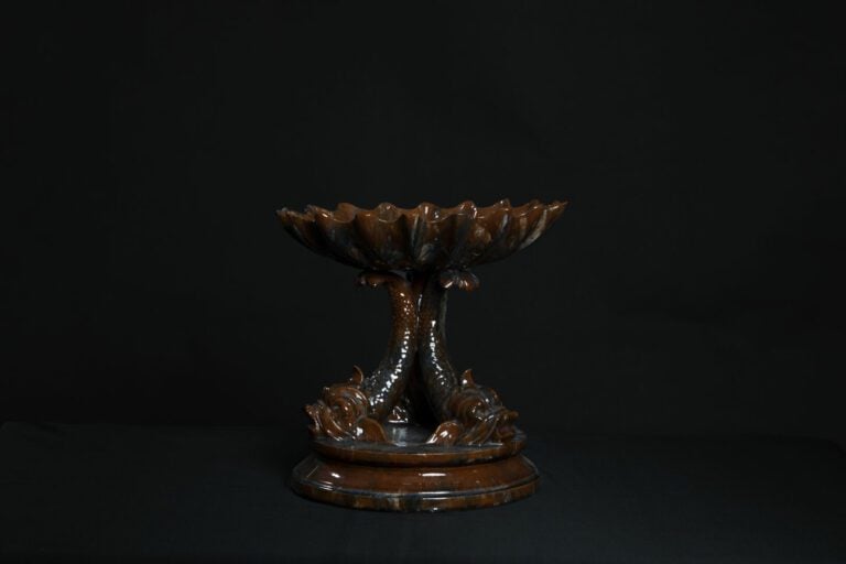 Léon CASTEL (XIX-XXe siècle) - Manufacture MONT-CHEVALIER à CANNES - Coupe trip…