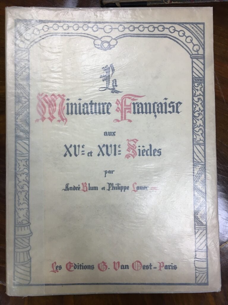 Les Joyaux de l'Enluminure, et La Miniature française, deux édittions dont une…