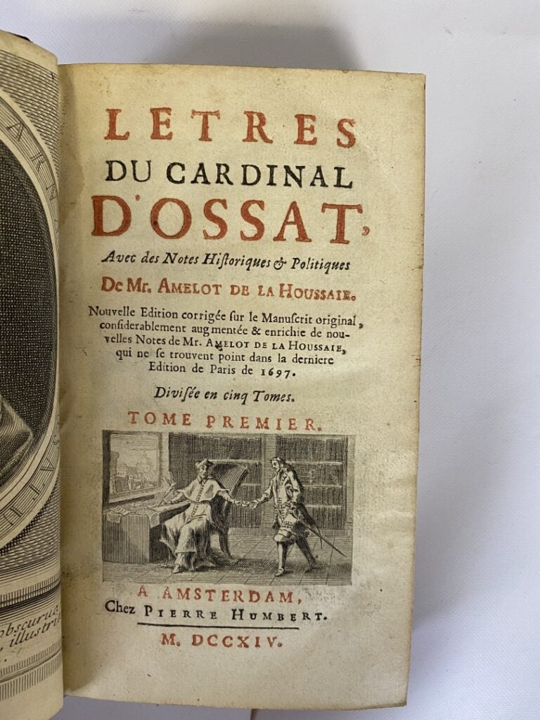 Lettres du cardinal d'Ossat, avec des notes historiques & politiques de Mr. Ame…