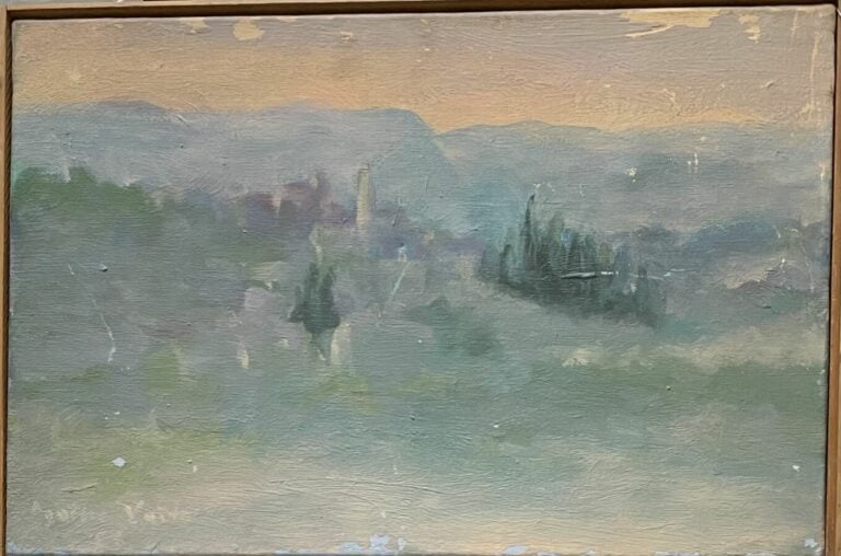 Lot comprenant : - Ecole XXème - Deux chevaux - Huile sur carton - 28.5 x 29.5…