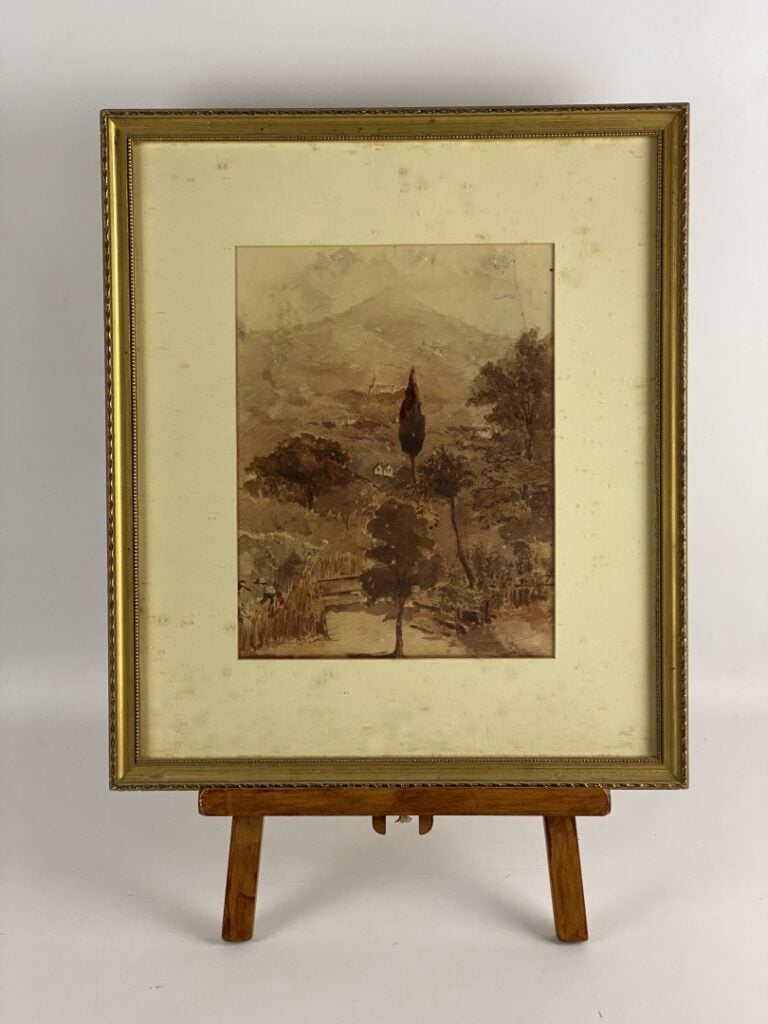 Lot comprenant : - - une gravure encadrée sous verre "Masséna, général en chef…