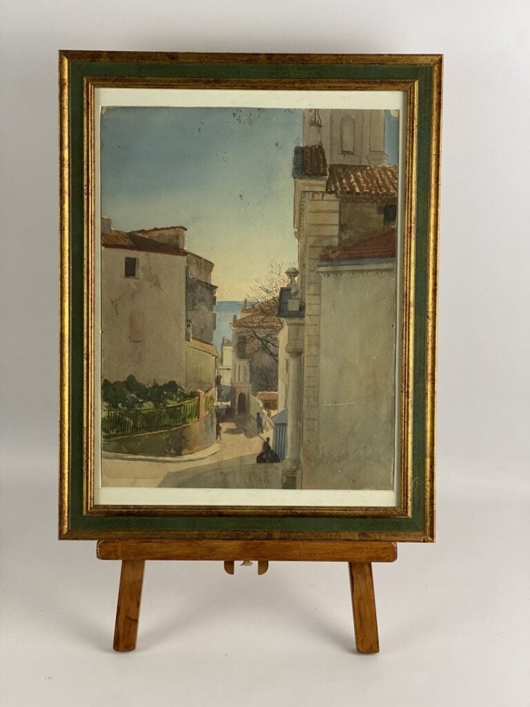 Lot comprenant : - - une gravure encadrée sous verre "Masséna, général en chef…