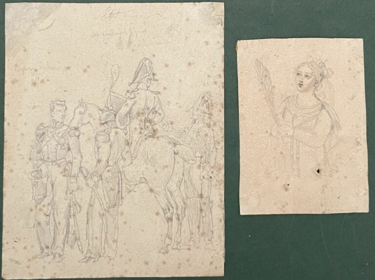 Lot de dessins et gravures diverses (divers formats)